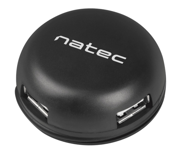 NATEC HUB USB 2.0 BUMBLEBEE 4-PORTY CZARNY NHU-1330 - 1470225 - zdjęcie